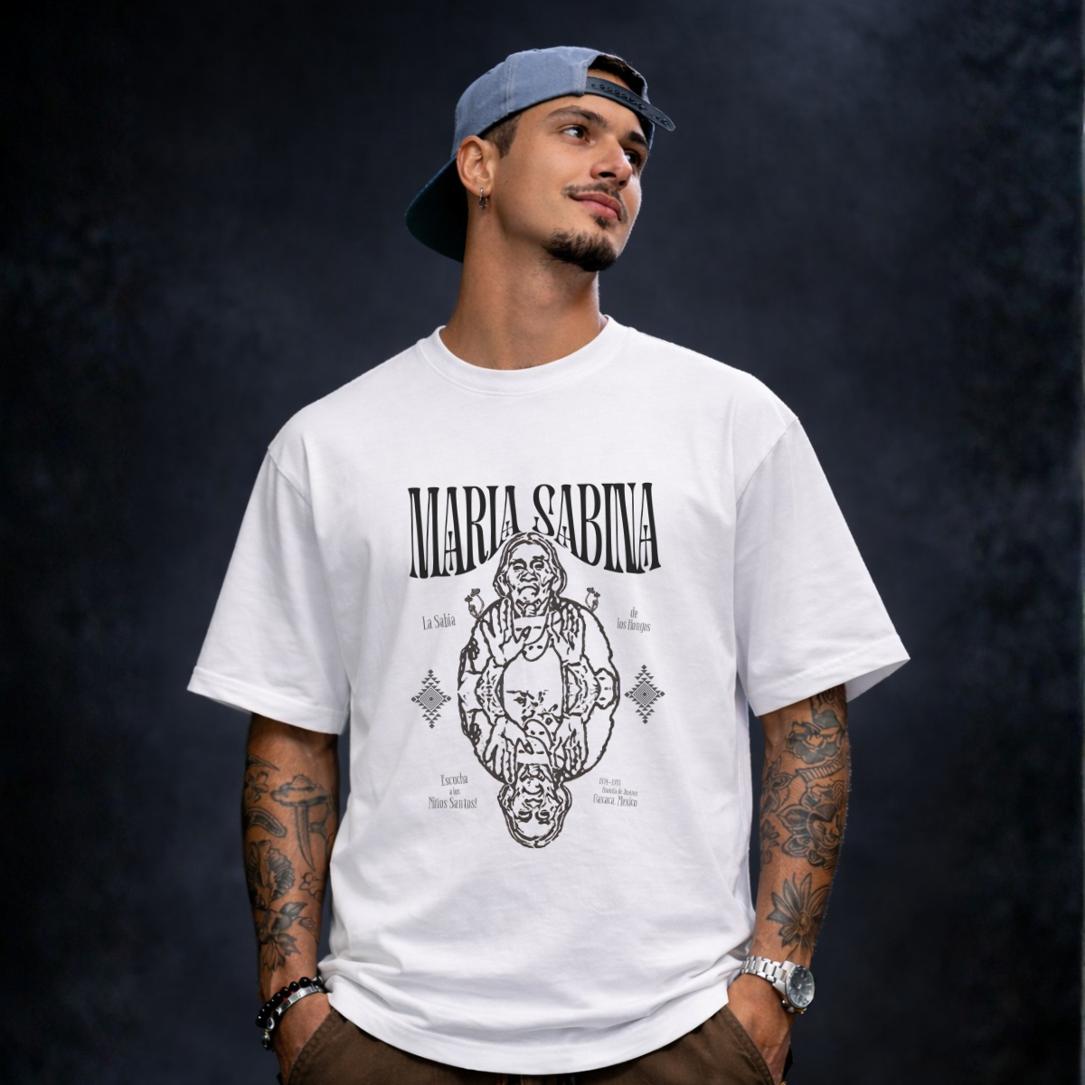 Maria Sabina T-Shirt | Mazatec Healer Tribute | Mushroom Muse